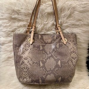 Michael Kors python handbag